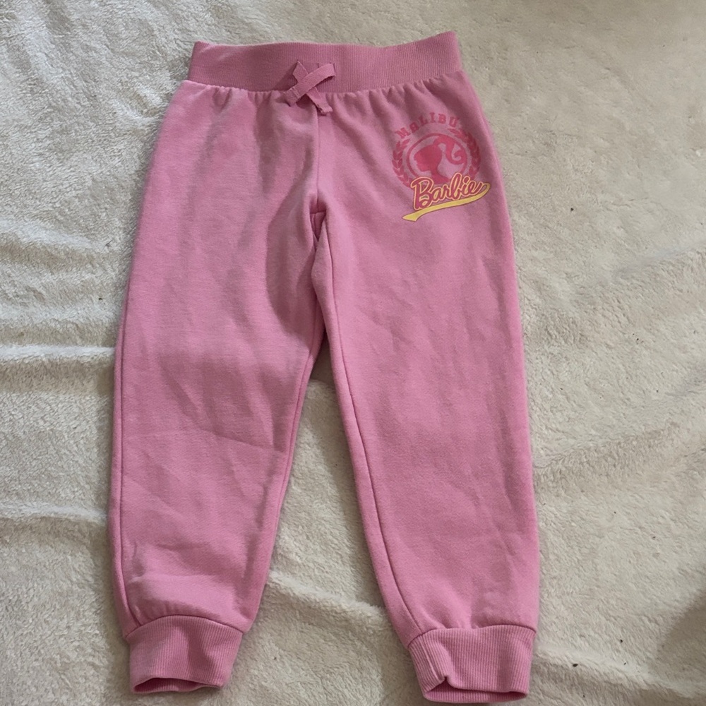 Barbie Pink Logo Joggers for Kids